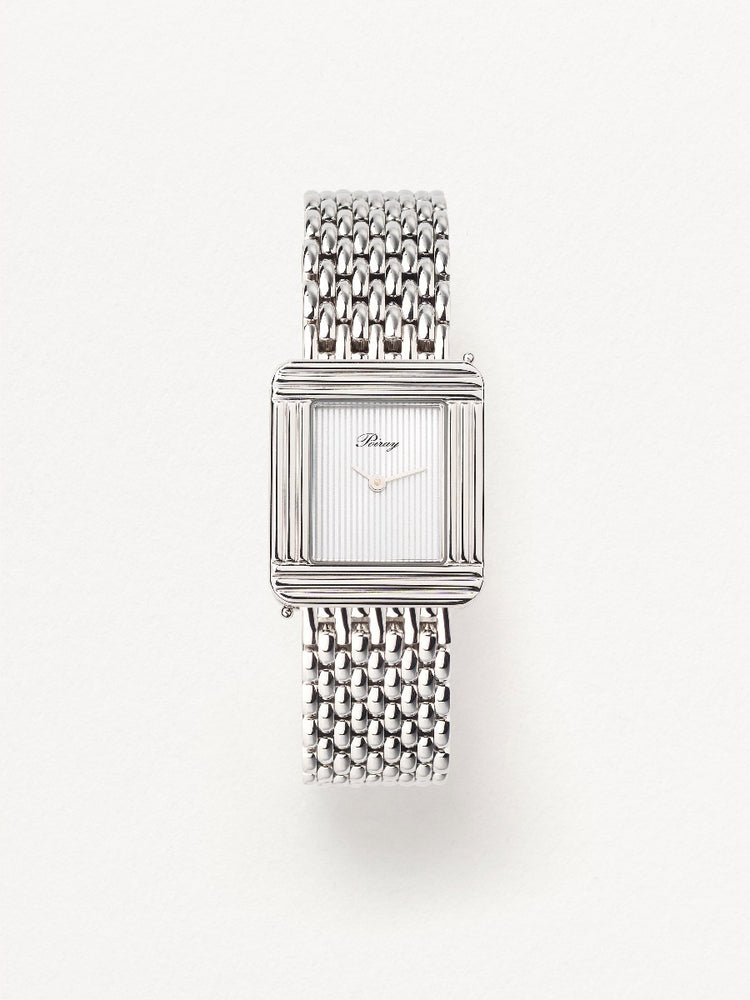 
                  
                    Poiray Bracelet de montre en acier ( grain de riz) référence : 609506
                  
                
