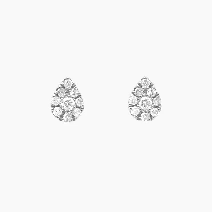 
                  
                    Djula Boucles d'oreilles Poire en or blanc 18 carats et diamants  référence : E64398-WG
                  
                